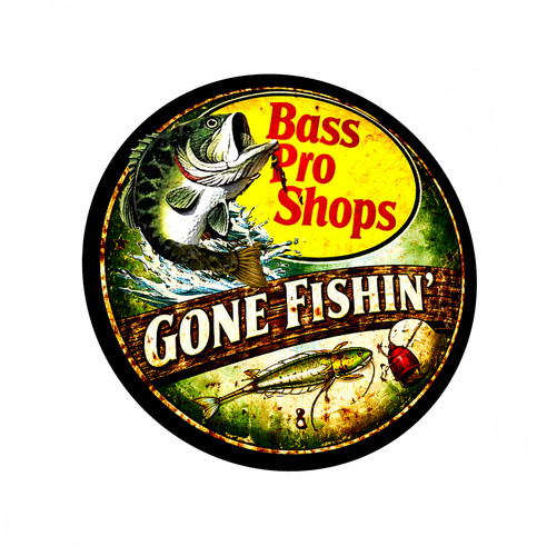 Insegna bass pro shop adesivo - insegna,