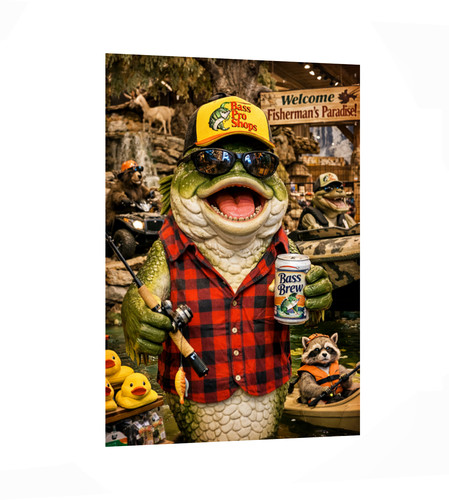 Insegna bass pro shop adesivo - pro,