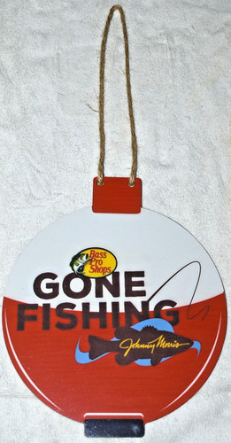 Insegna bobber gone fishing - gone,