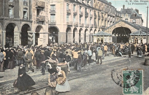Cartolina dieppe negozio di - cartolina,